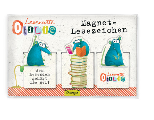 Oetinger Verlag - Leseratte Otilie Magnet Lesezeichen