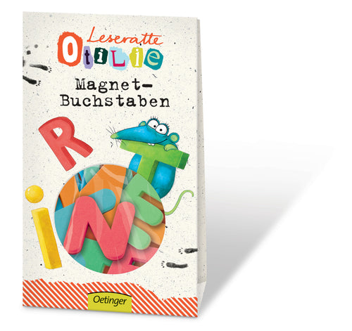 Oetinger Verlag - Leseratte Otilie Magnet Buchstaben