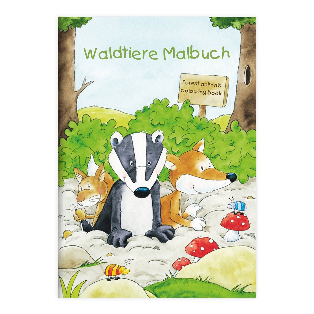 Grätz Verlag - Malbuch Waldtiere