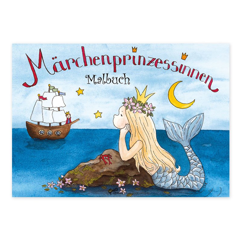 Grätz Verlag - Malbuch Motiv Märchenprinzessin