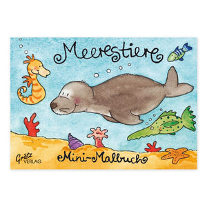Grätz Verlag - Mini Malbuch Motiv Meerestiere