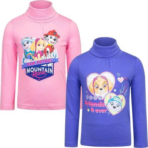 Paw Patrol - Rollkragen Langarm Shirt Mädchen