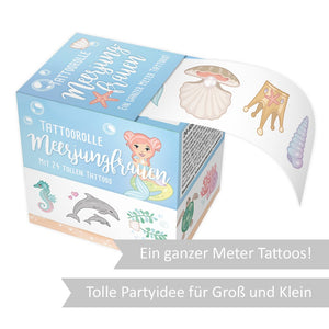 Grätz Verlag - Kinder 1 Meter Tattoorolle Meerjungfrau