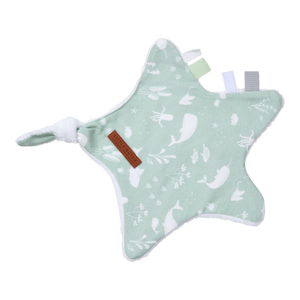 Little Dutch - Stoff Kuscheltuch Stern ocean mint