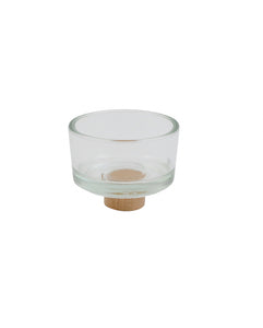 Ahrens AHS - Teelichtglas mit Fuß für Lebenslicht Kerze