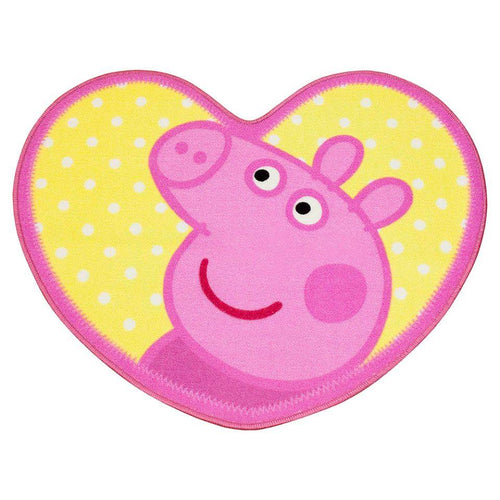 Peppa Pig - Herz Teppich 84 x 67 cm