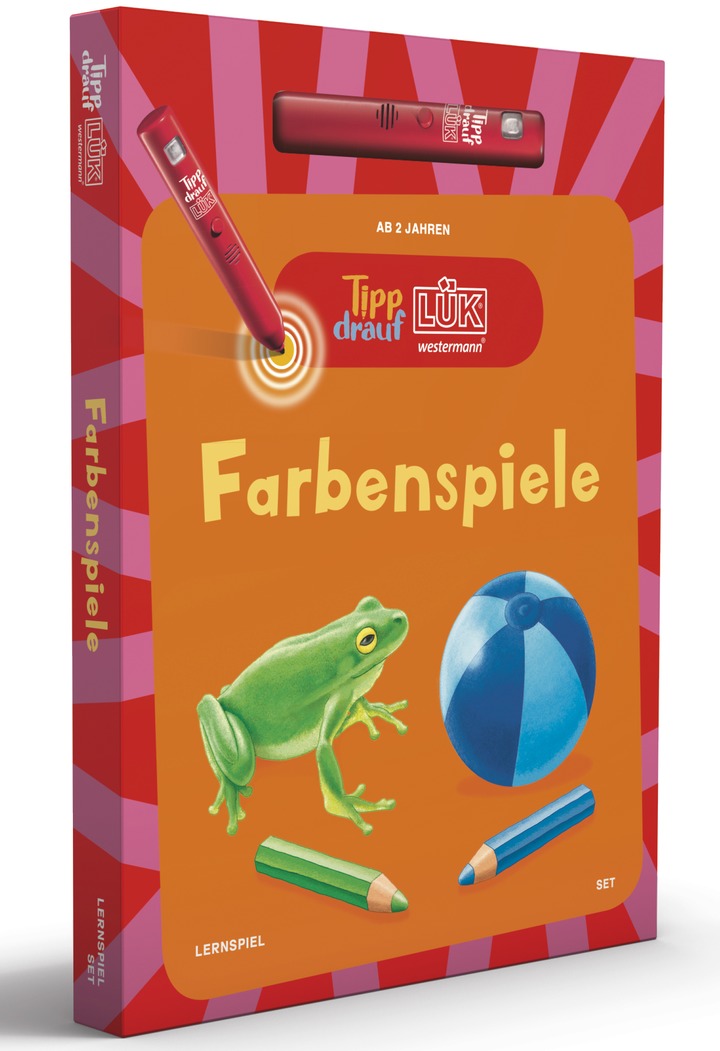 Tipp-drauf LÜK - Farbenspiele Set inkl. Stift