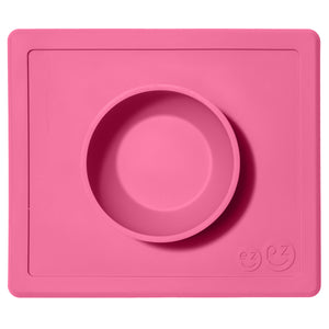 EZPZ Happy Bowl Silikon Schüssel Farbe pink Essmatte