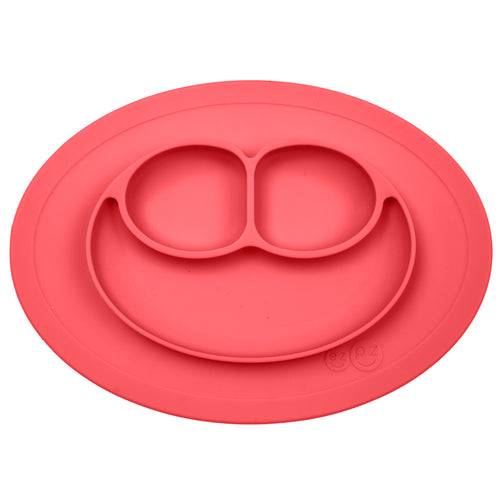 EZPZ Mini Mat Silikon Teller Farbe koralle rot Essmatte