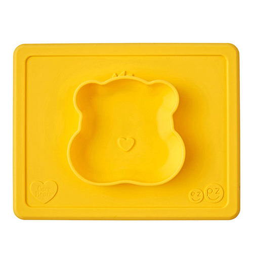 ezpz - Care Bears Bowl Glücksbärchi Silikon Schüssel gelb Sonderedition