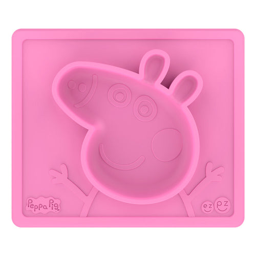 ezpz - Peppa Pig Mat Silikon Teller pink Sonderedition