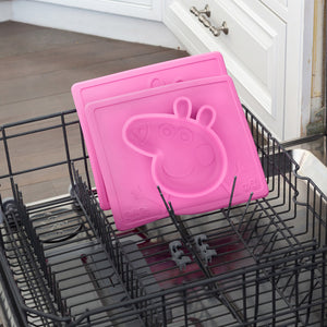 ezpz - Peppa Pig Mat Silikon Teller pink Sonderedition
