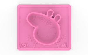 ezpz - Peppa Pig Mat Silikon Teller pink Sonderedition