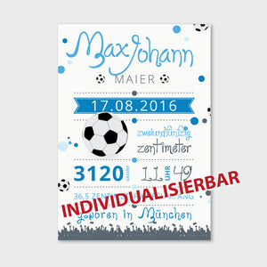 Stekora Design - Babydaten Karten SET Motiv Ball