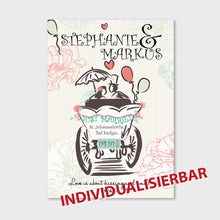 Laden Sie das Bild in den Galerie-Viewer, Stekora Design - Hochzeitsdaten Poster Motiv Kutsche