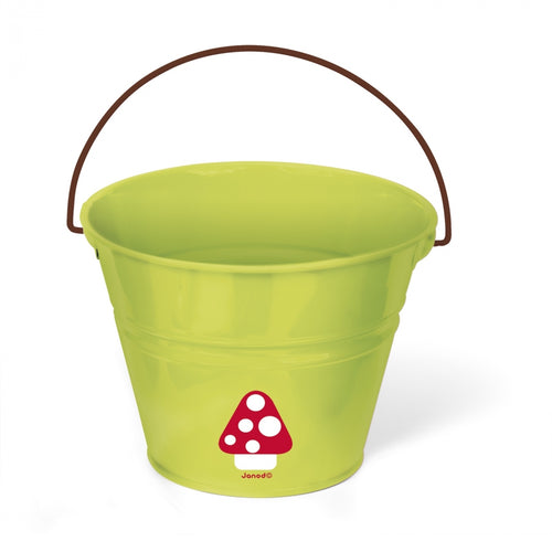 Janod Metall Kinder Eimer, hellgrün J03223