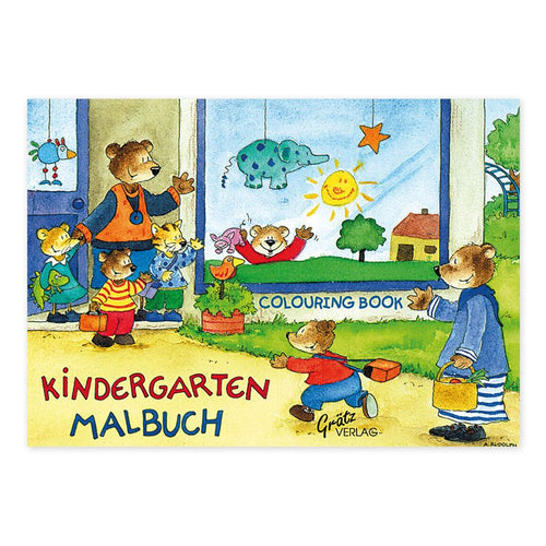 Grätz Verlag - Mini Malbuch Motiv Kindergarten