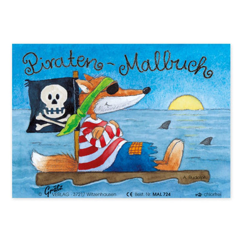 Grätz Verlag - Mini Malbuch Motiv Piraten