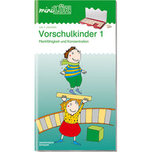 Laden Sie das Bild in den Galerie-Viewer, miniLÜK - Vorschulkinder 1 Übungsheft