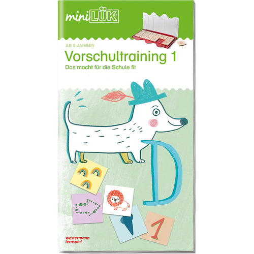 miniLÜK - Vorschultraining 1 Übungsheft