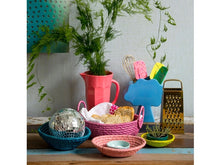Laden Sie das Bild in den Galerie-Viewer, Rice - Rafia Bastkorb Set 3 tlg. rund in versch. Farben